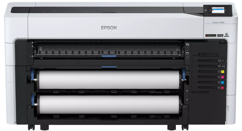Plotter Epson SureColor SC-T7700DL formato B0 con Doppio Rotolo, Postscript 3 e sacche d'inchiostro da 1,6l